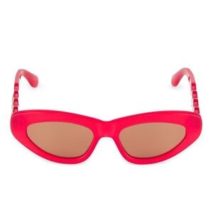 ALAÏA Red 53mm Cat-Eye Sunglasses